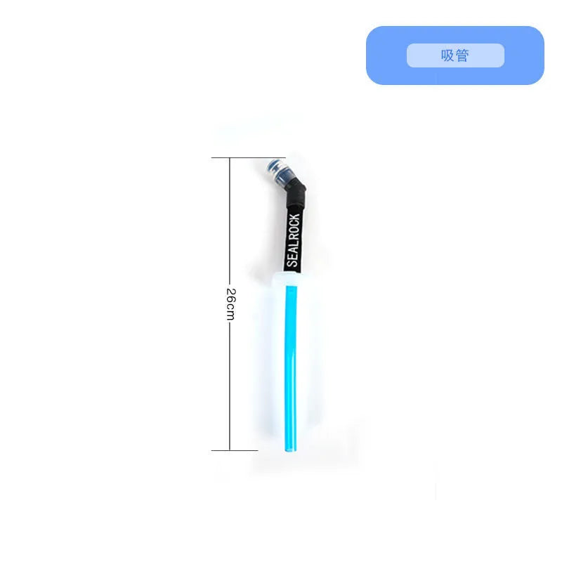 Portable drinking straw with suction tube for outdoor mountain climbing and biking activities