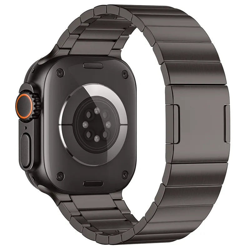 Stainless steel magnetic buckle Apple Watch strap in business style design