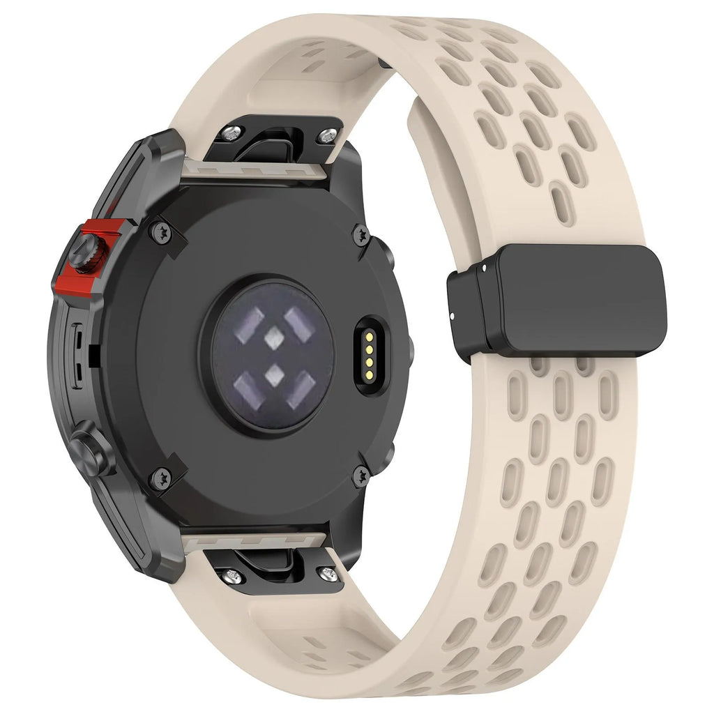 Garmin Fenix quick release watch strap in multiple colours showing quick release spring bars