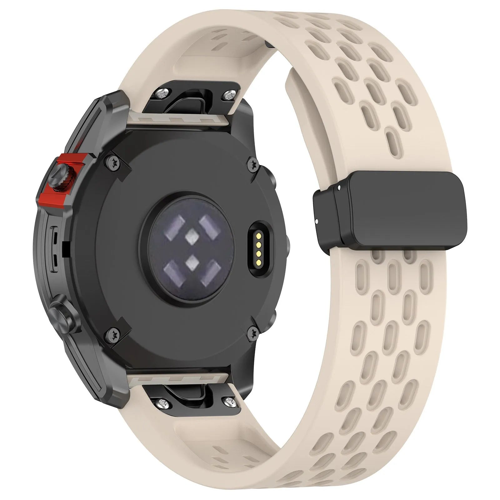 Garmin Fenix quick release watch strap in multiple colours showing quick release spring bars