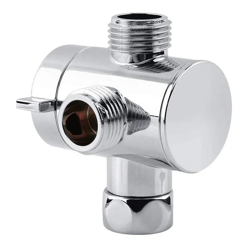 Copper shower water distributor with metal joint connection for bathroom installations