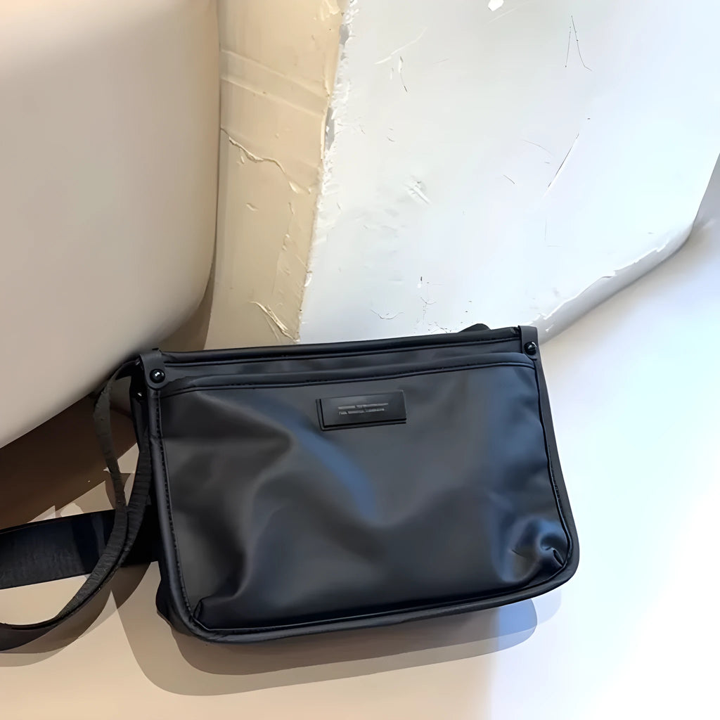 Oxford cloth retro crossbody bag with small square design and adjustable strap