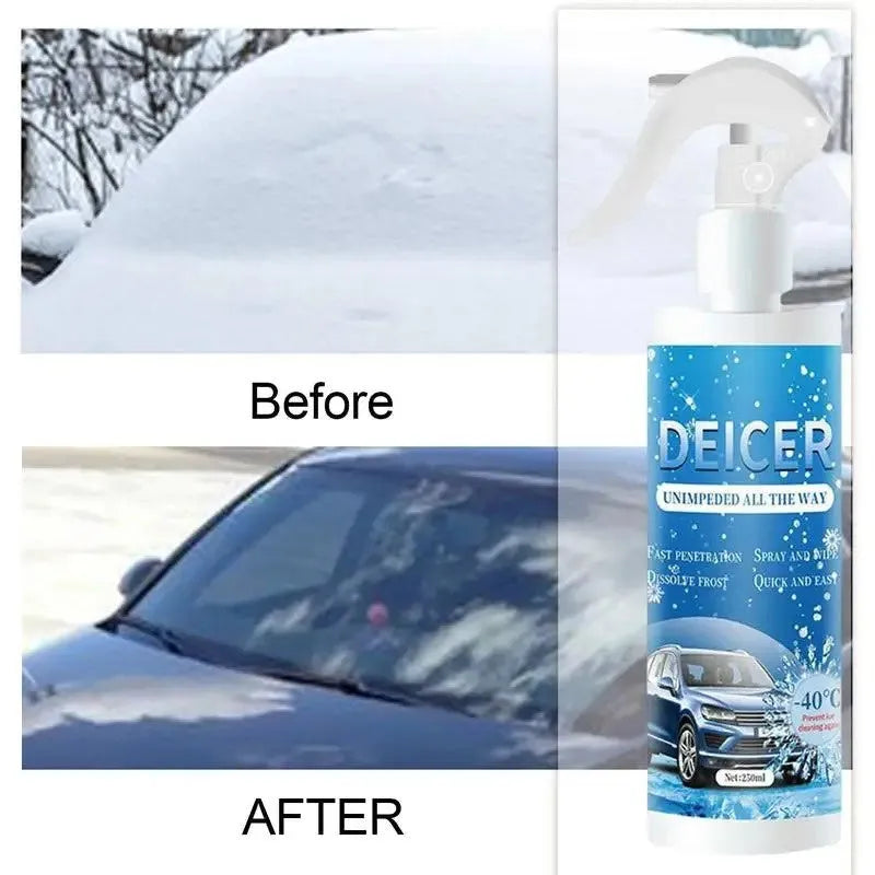 250ml car windscreen deicer spray bottle for frozen glass removal