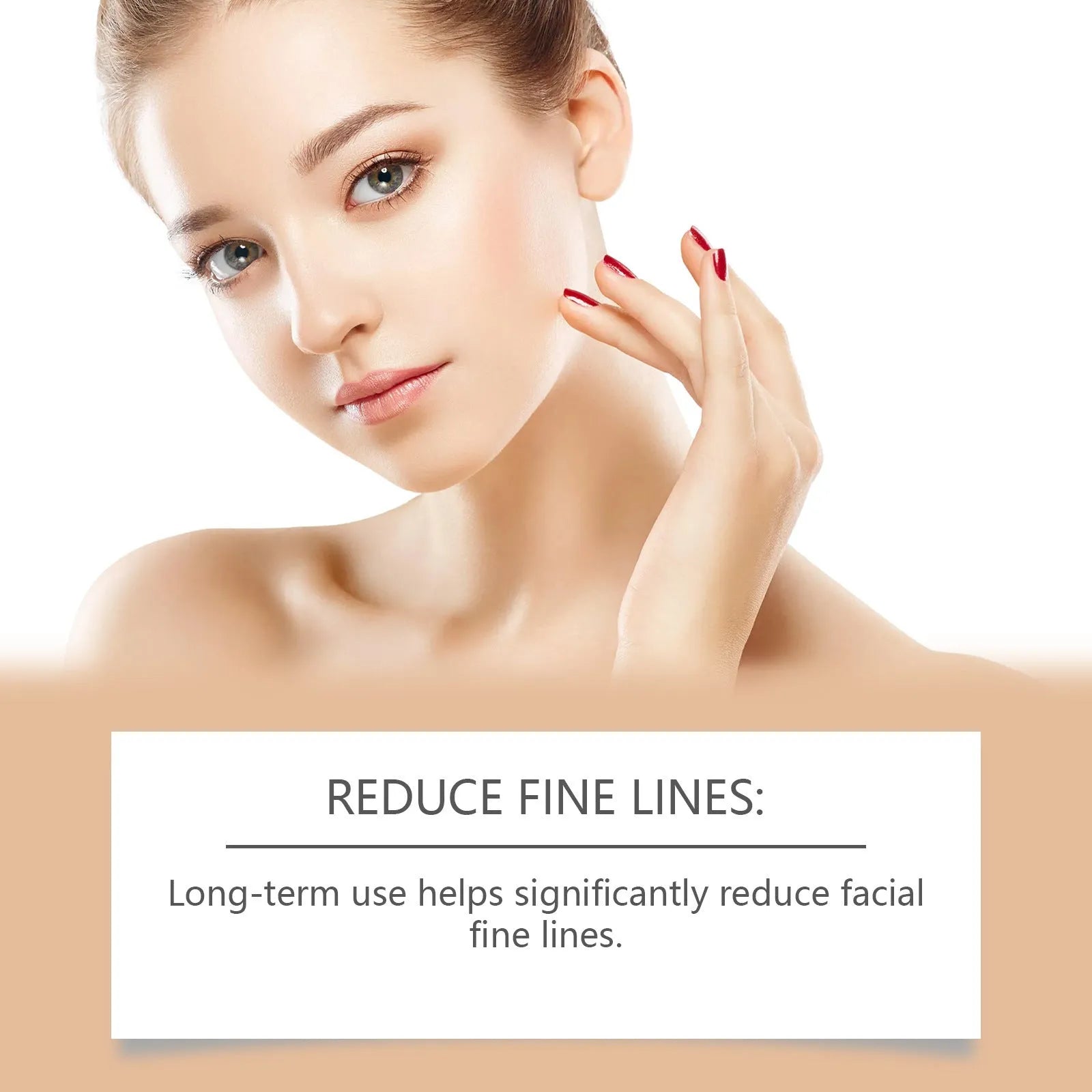 30ml bottle of anti-aging essence liquid with hyaluronic acid and bee venom skincare formula