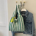 Women's soft pleated bubble shoulder bag in square vertical design with detachable pendant charm