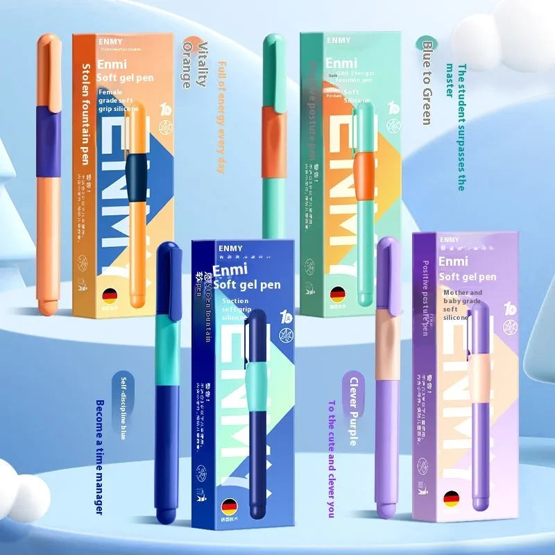 Student posture correction pen in box with four colour options