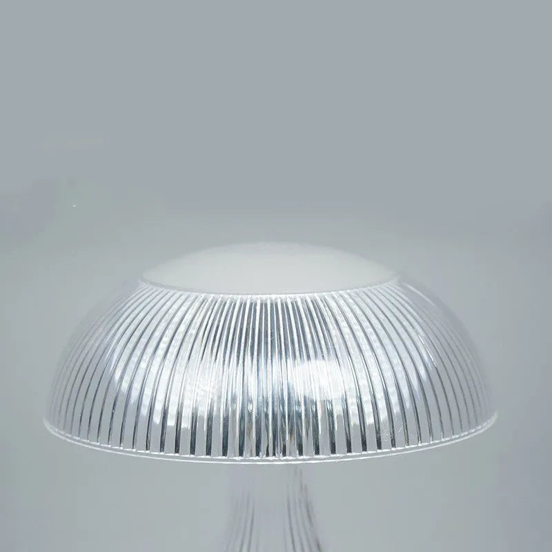 White USB rechargeable touch control night lamp with colour changing LED light