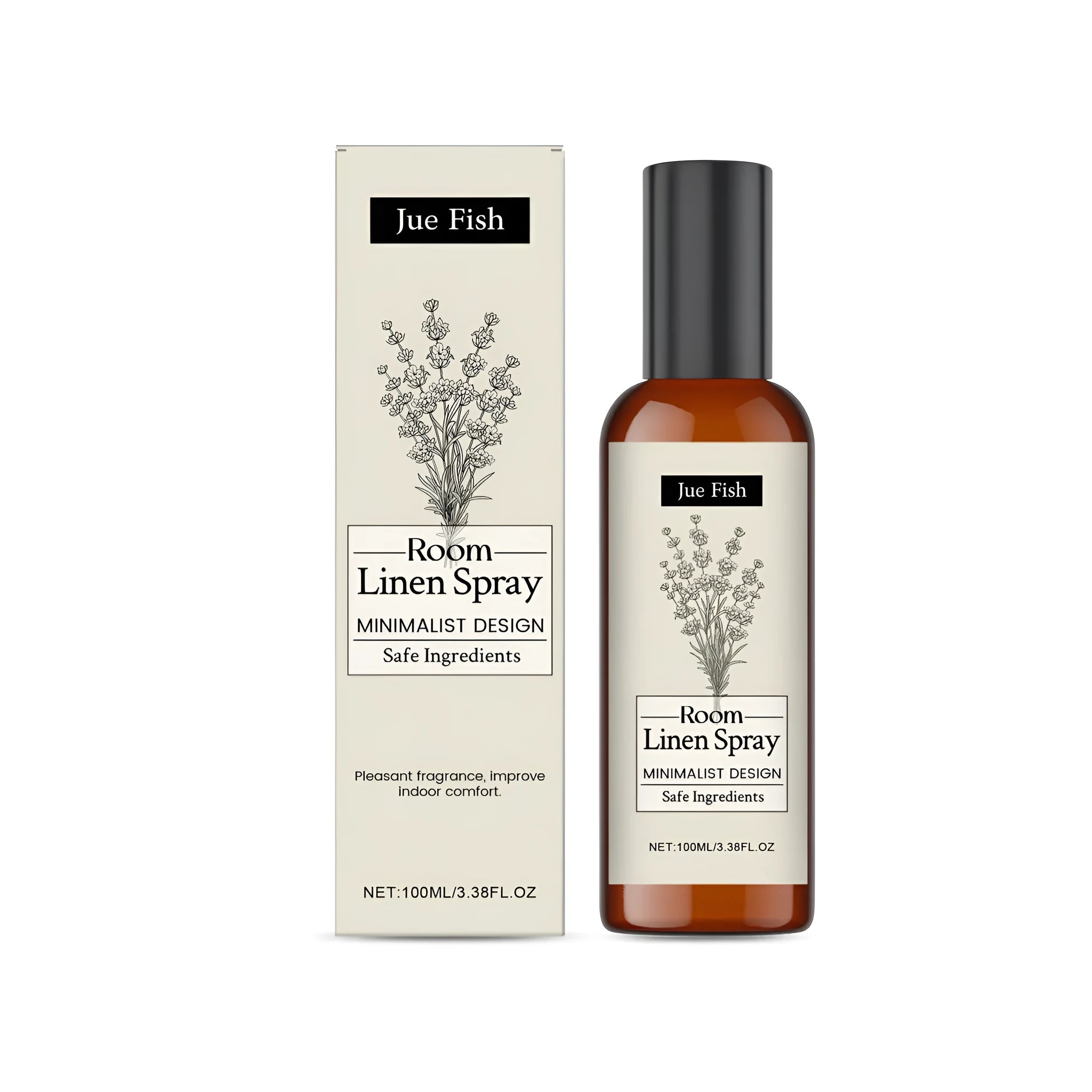 100ml indoor fragrance spray bottle with lavender scent for room air freshening
