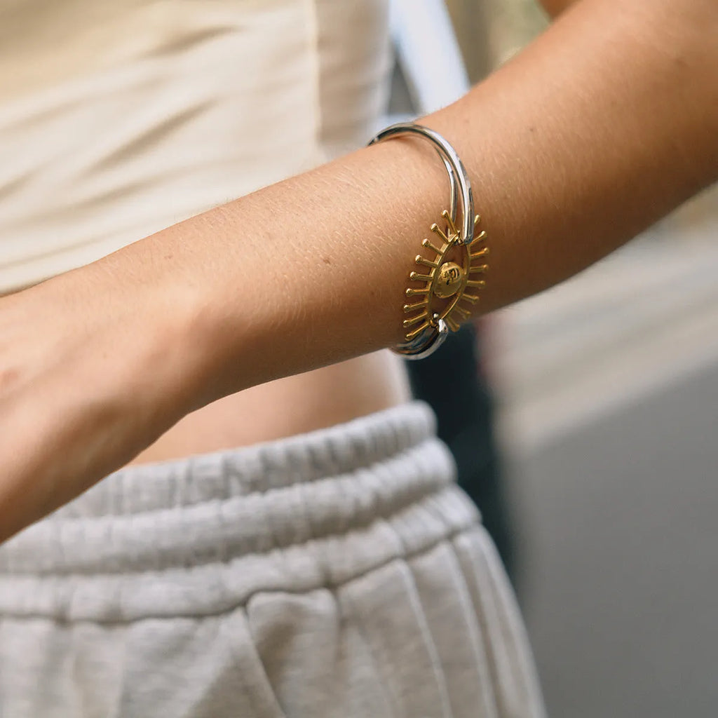 Women's stainless steel Devil's Eye bracelet non-fading European and American style colour matching