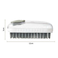Silicone pet bath massage brush in grey or pink for dog and cat grooming