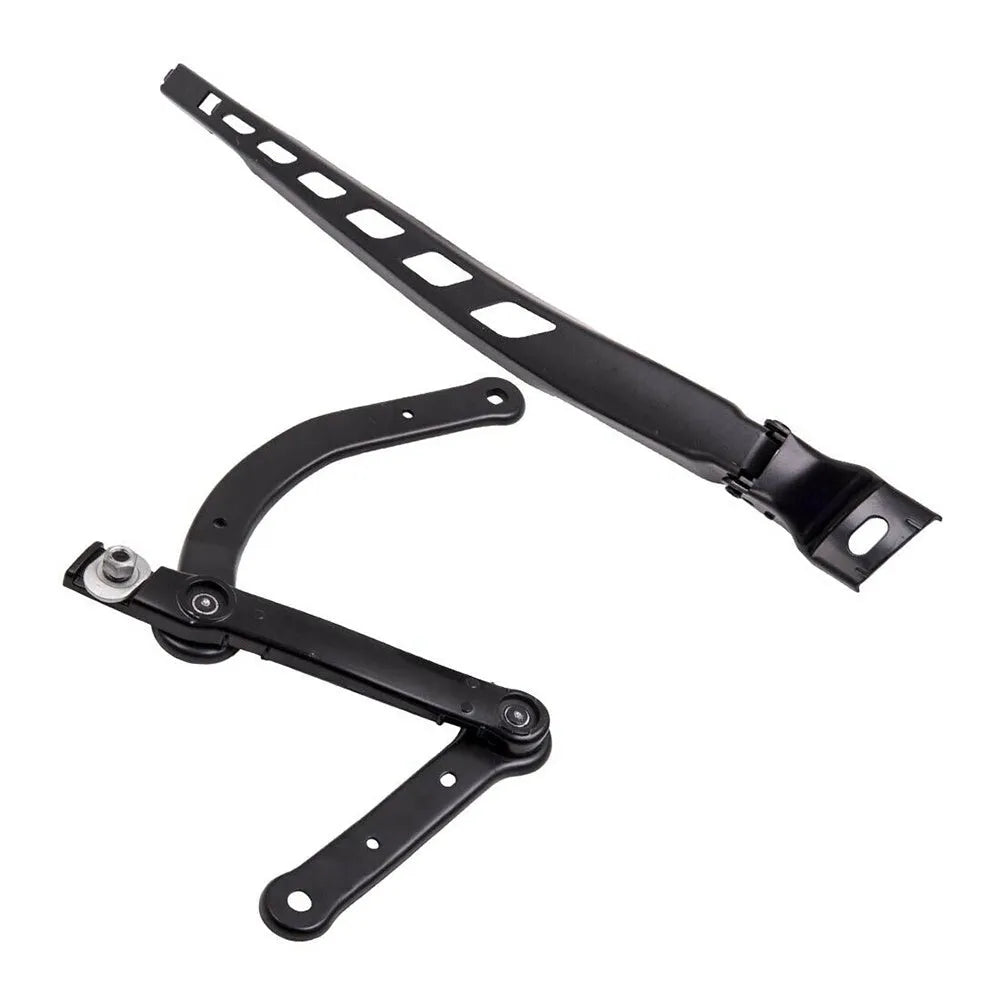 BMW 5 Series E60 front right windscreen wiper arm spare part on white background.