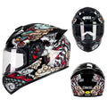 Dragon design ABS motorcycle helmet for men and women in multiple sizes