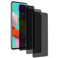 Toughened glass screen protector for Samsung phones with privacy, matte, HD, and ceramic film options.