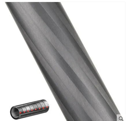 Black carbon fibre monopod for SLR cameras extended to maximum 1540mm height