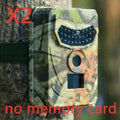 Camouflage JPEG trail wildlife camera with 20MP resolution and infrared night vision LEDs
