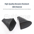 Two black ABS plastic car door trash cans designed for Tesla Model Y front door pockets.