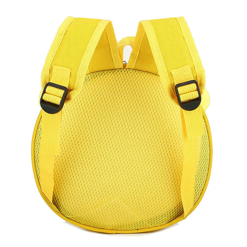 Children's hard shell backpack with cute cartoon animal design, suitable for kindergarten boys and girls aged 2-6