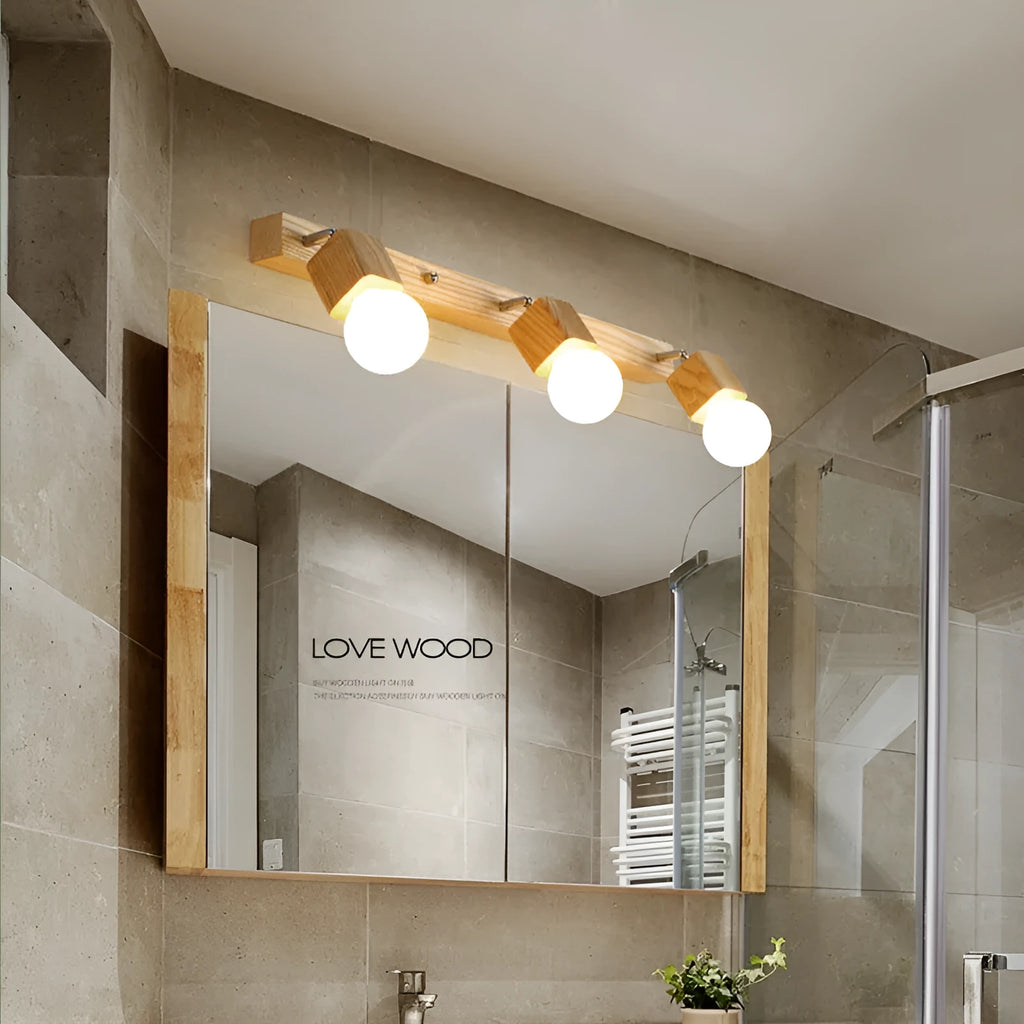 24cm mirror cabinet mounted LED wall lamp with single head design for bedroom lighting