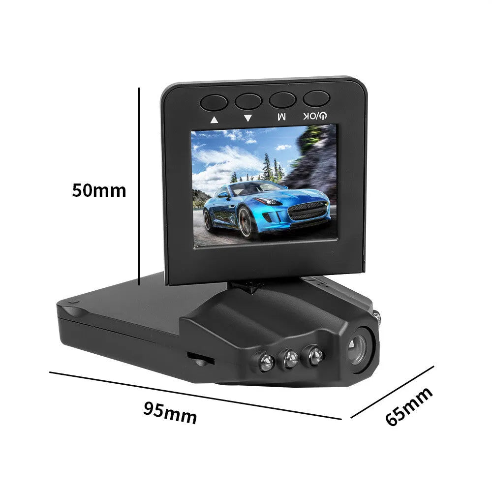 H198 HD car dashboard camera with infrared night vision and 2.4-inch screen