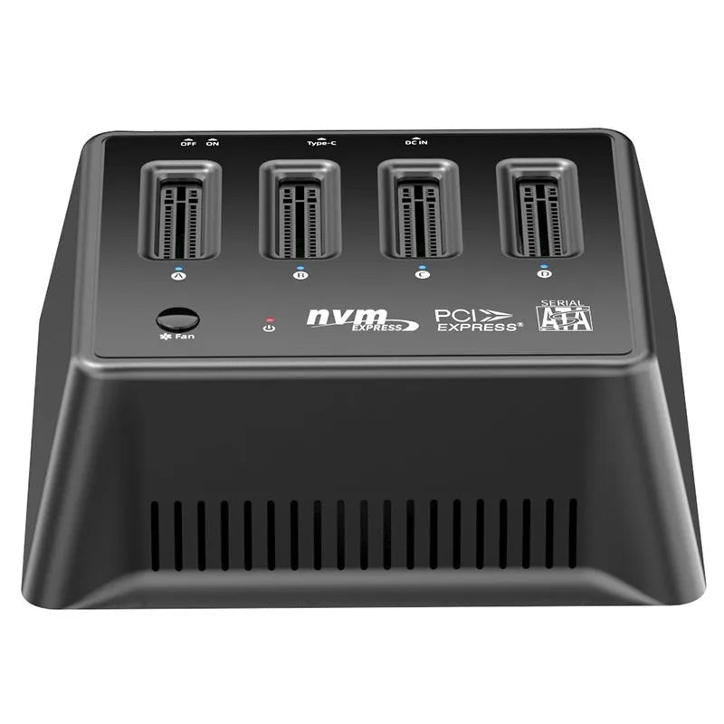 Aluminium M2 SSD mounting base with 90x78x34mm dimensions and European colour coding