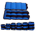 A pair of Oxford cloth legging sandbags for athletic training in various weight options