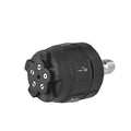 Five-in-one multi-pattern spray nozzle for high-pressure water guns in engineering plastic