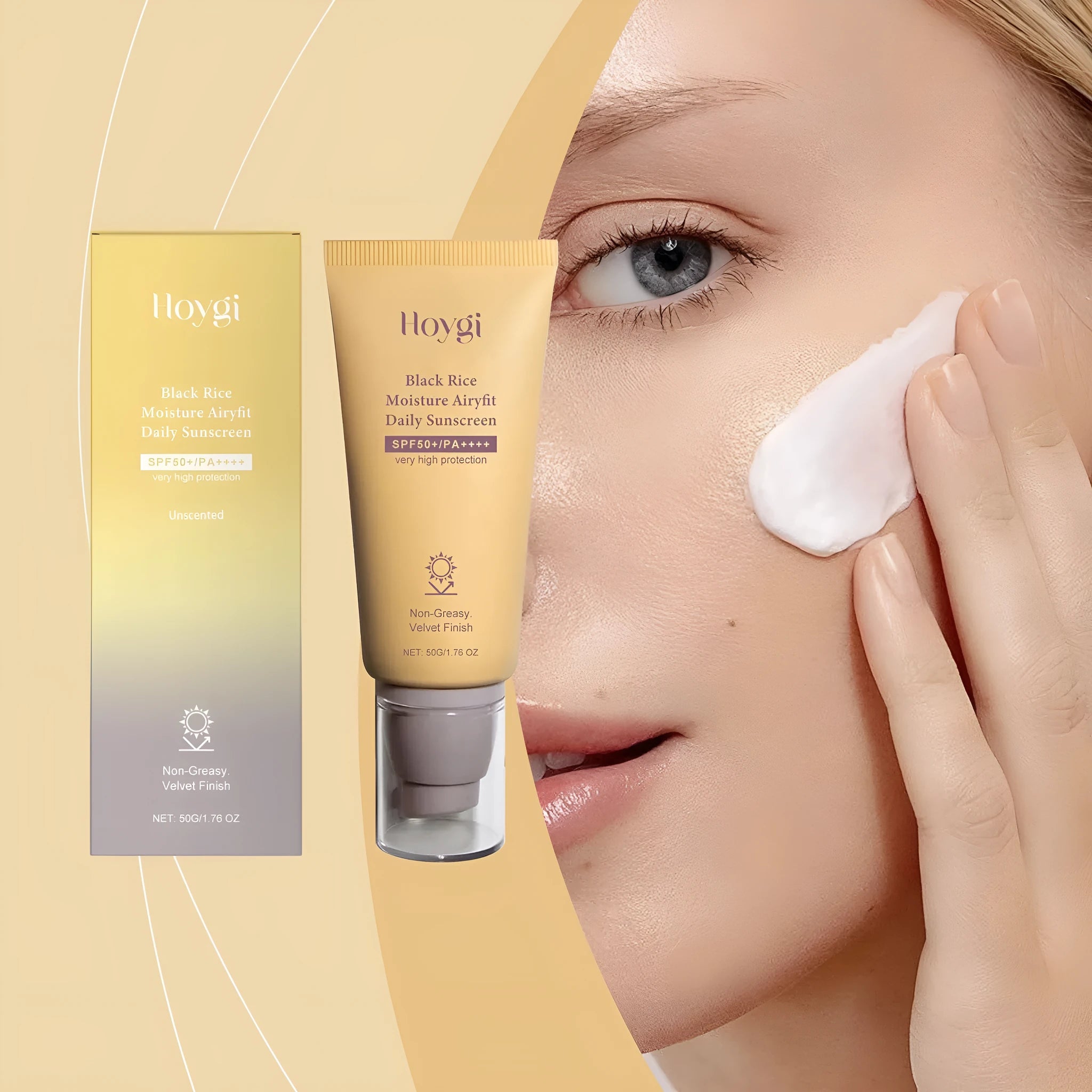 50g tube of mild protective face cream with SPF and hyaluronic acid