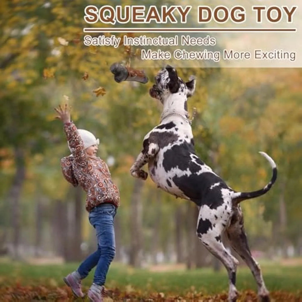 Large branch-shaped dog chew toy for aggressive chewers with bacon flavour