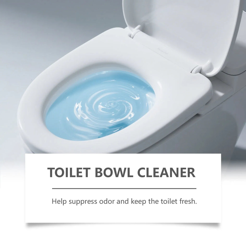 Four sachets of toilet cleaning powder, 30g each, for stain and odour removal