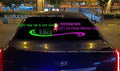 90 by 25 cm electroluminescent car rhythm lamp with voice and music control.