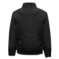 Men's black smart air conditioning cooling jacket with fan vents for outdoor summer work.