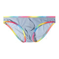 Mesh transparent briefs in solid colours with quick-drying knit fabric construction
