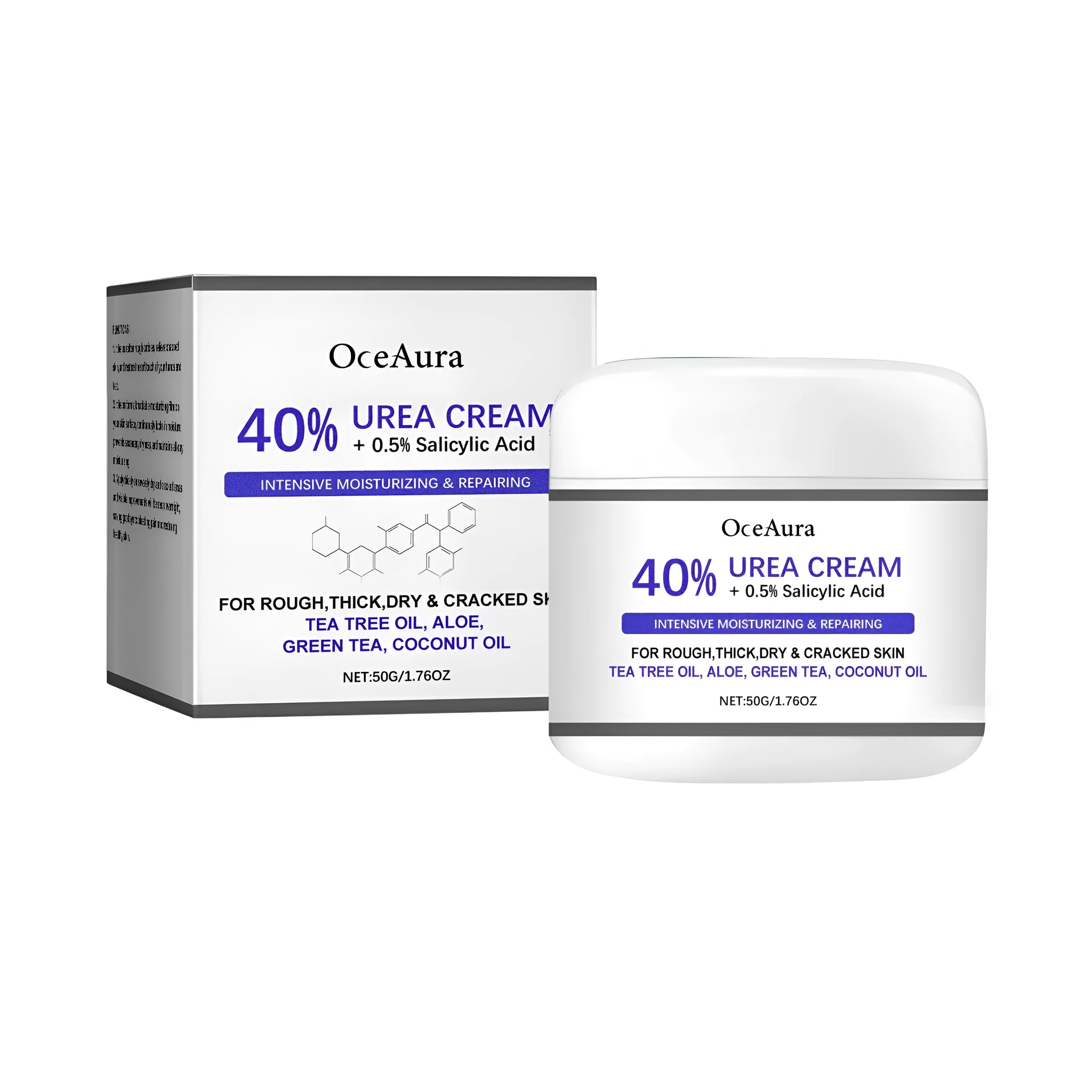 50g jar of Anti Cracking Care Hand and Foot Cream for dry, cracked skin treatment.