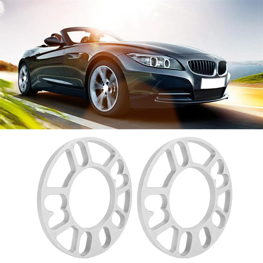 Automotive wheel hub widening gasket in multiple thicknesses for wheel modification