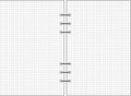 6-hole loose-leaf refill pack with A5 Daolin paper sheets showing blank, dot, line and square grid layouts
