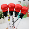 Four stationery boxing press ejection pens with plug-in sleeves and 0.7mm bullet tips
