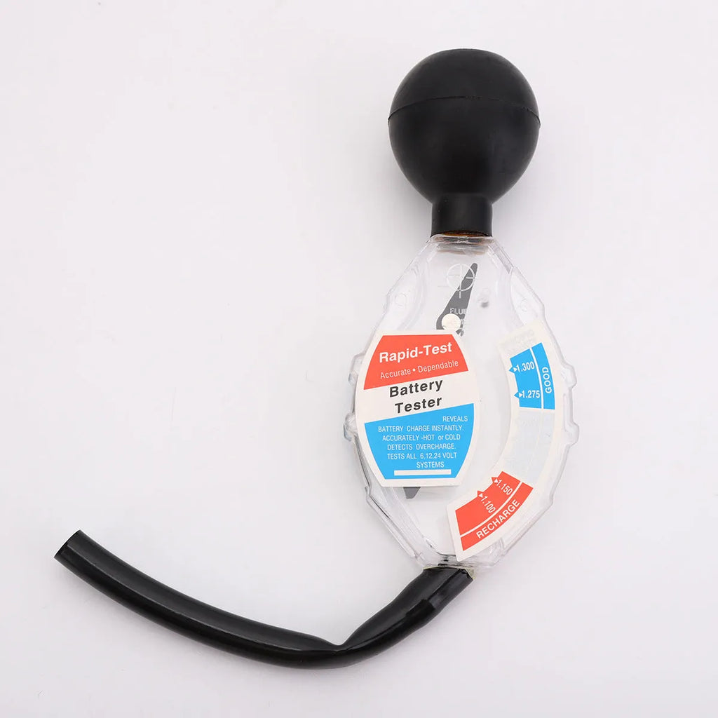 Suction electrolyte hydrometer battery testing tool with ABS construction and measurement scale