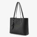 Urban simplicity women's large capacity leather handbag in apricot, shell shape, soft handle, 28x35x13cm