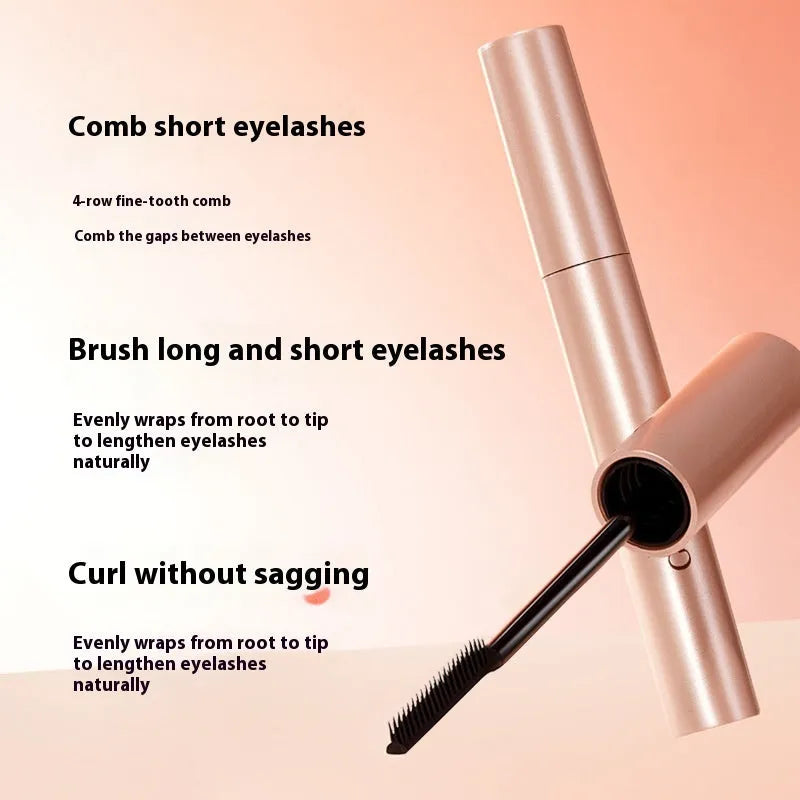Black women's natural curly long makeup mascara with dimensions 14cm height