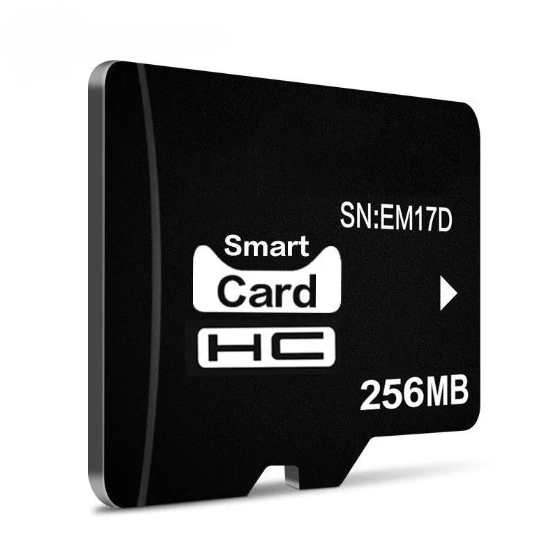 256MB MicroSD TF memory card for MP3 players, cameras, and mobile phones.