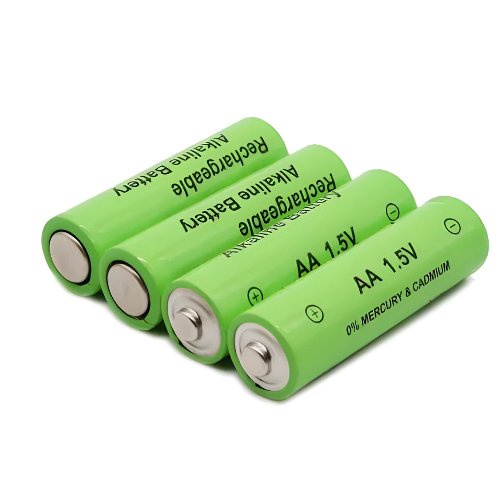 AA alkaline rechargeable battery with 3000mAh capacity and industrial grade construction