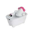 White USB air humidifier and aromatherapy scent diffuser with 550ml water tank on desk
