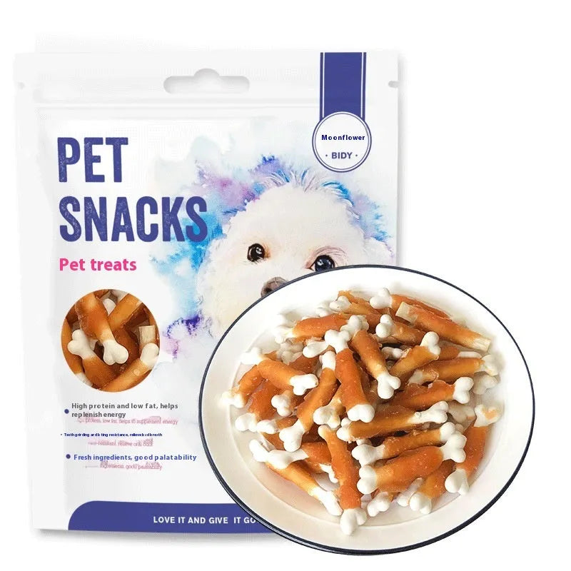 400g bag of Betty brand chicken wrapped milk bone dog chew treats
