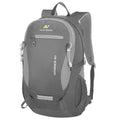 Nylon 30 litre outdoor backpack in dark green with airpillow straps, suitable for hiking and travel.