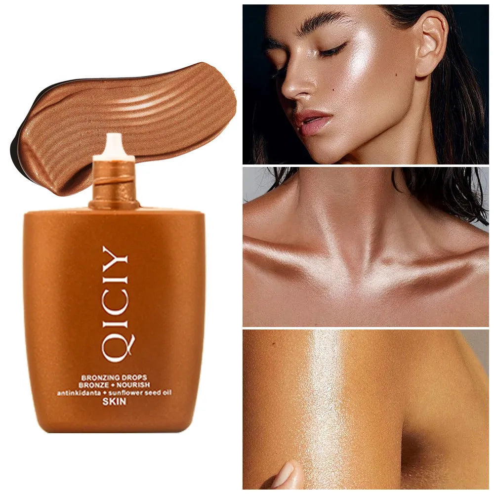 30ml contour liquid bottle for face and body brightening, available in four shade options.