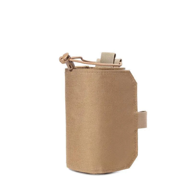 Outdoor adjustable cup heat-holding bottle cover in Oxford cloth with PU lining