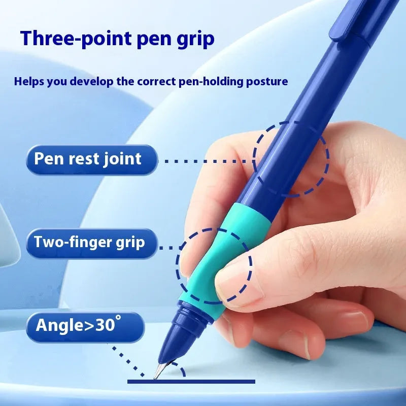 Student posture correction pen in box with four colour options