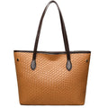 Retro-style large square women's handbag in black PU leather with an outer sandwich pocket.