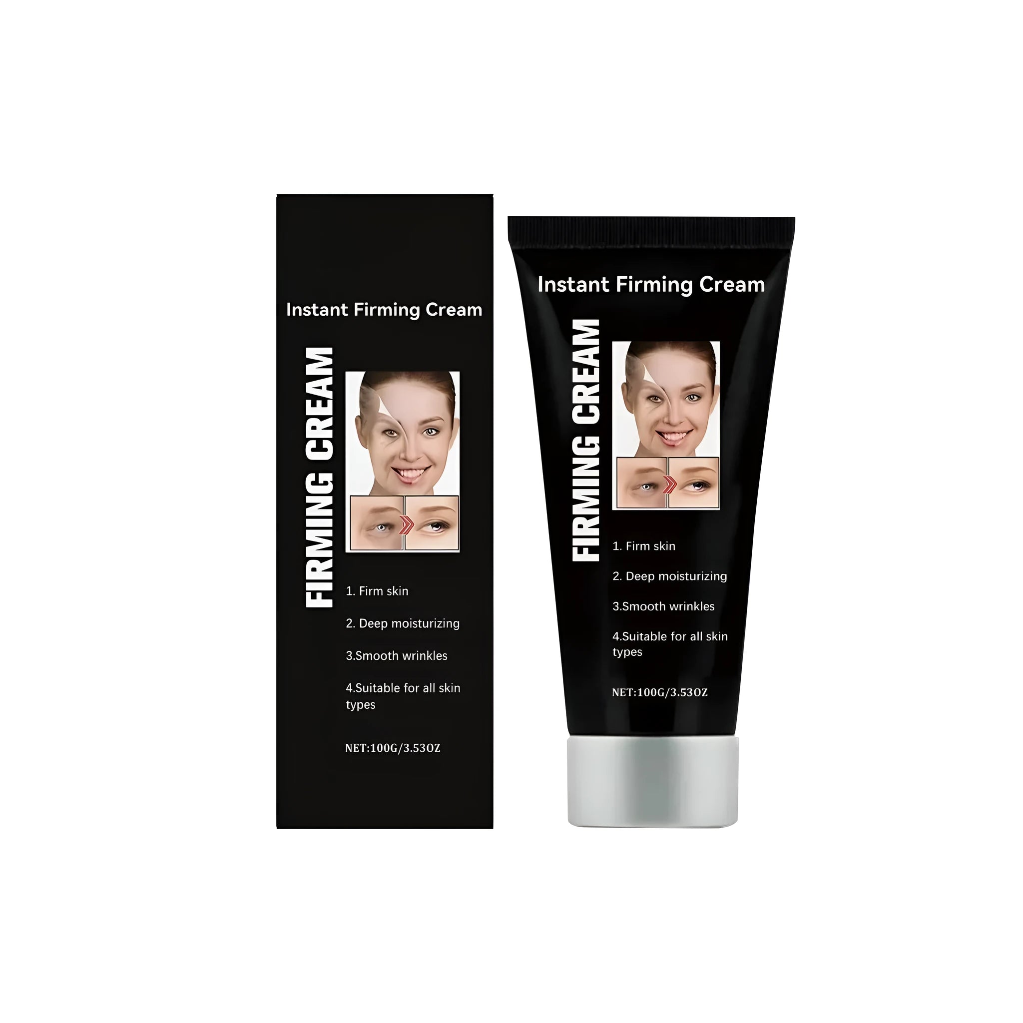 100g jar of anti-wrinkle firming moisturising cream with vitamin C and E