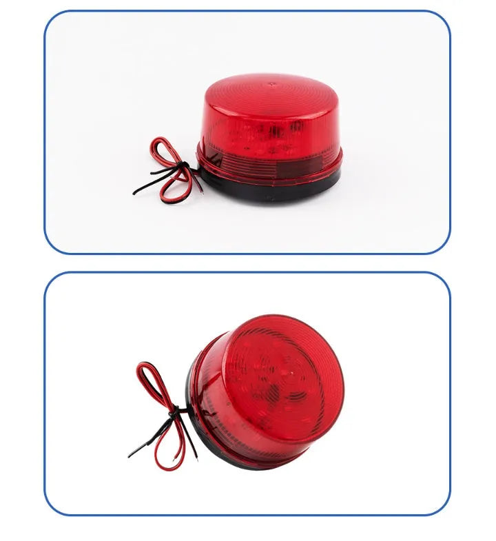 HC-79 24V warning and alarm light with flashing light and audible alarm for building safety